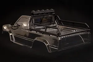 HSP 1/10 Pioneer Clear Unpainted Body Shell w/ Accessories image 48144