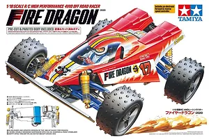Tamiya Fire Dragon RC Buggy Electric 4WD 1/10 Scale Kit image 48167