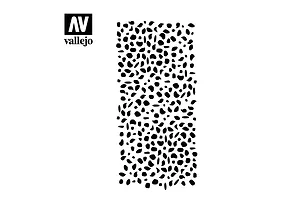 Vallejo German Luftwaffe WWII Spots Camouflage Stencil image 48219