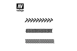 Vallejo Tyre Markings Textures Stencil image 48239