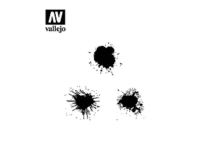 Vallejo Paint Stains Textures Stencil image 48243