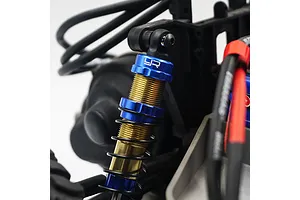 Yeah Racing 1/10 Blue Aluminium TR-XB 100mm Big Bore Shocks 2Pcs image 48392