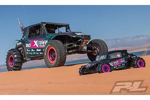 Pro-Line 1/10 Megalodon Desert Buggy Black Painted Body Shell image 48526