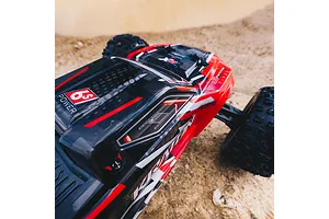 ARRMA Kraton 6S BLX V5 RC Truggy Electric Brushless 4WD 1/8 Scale RTR - Red image 48754
