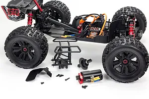 ARRMA Kraton 6S BLX V5 RC Truggy Electric Brushless 4WD 1/8 Scale RTR - Blue image 48765