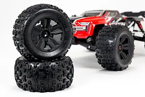 ARRMA Kraton 6S BLX V5 RC Truggy Electric Brushless 4WD 1/8 Scale RTR - Blue image 48770