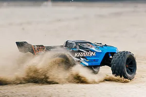 ARRMA Kraton 6S BLX V5 RC Truggy Electric Brushless 4WD 1/8 Scale RTR - Blue image 48776