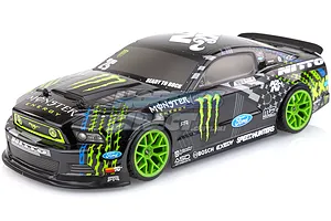 HPI E10 Drift Monster Energy/Nitto Tire 2013 Ford Mustang RC Drift Car Electric 1/10 Scale RTR image 4881