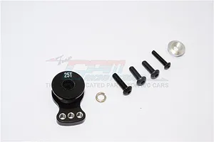 GPM Black Aluminium Hi-Torque Servo Saver For 25T Output Shaft Set