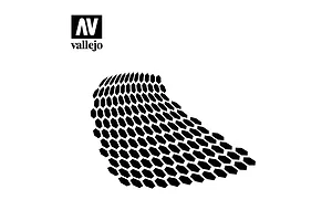 Vallejo Sci-Fi Distorted Honeycomb Stencil image 48928