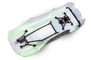 Traxxas Rear Body Support Rails w/ Screws image 48990