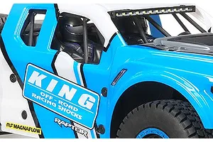 Losi Baja Rey Ford Raptor RC Truck Electric Brushless 4WD 1/10 Scale RTR - King Shocks Edition image 49043