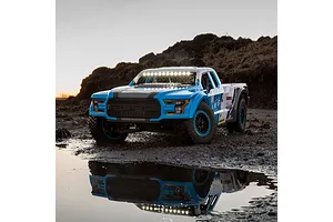 Losi Baja Rey Ford Raptor RC Truck Electric Brushless 4WD 1/10 Scale RTR - King Shocks Edition image 49047