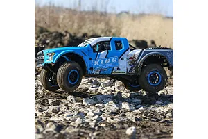 Losi Baja Rey Ford Raptor RC Truck Electric Brushless 4WD 1/10 Scale RTR - King Shocks Edition image 49048