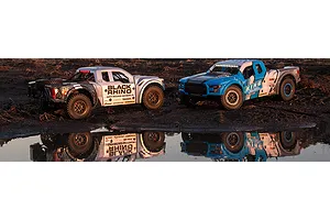 Losi Baja Rey Ford Raptor RC Truck Electric Brushless 4WD 1/10 Scale RTR - King Shocks Edition image 49051