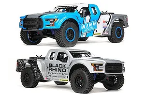 Losi Baja Rey Ford Raptor RC Truck Electric Brushless 4WD 1/10 Scale RTR - Black Rhino Edition image 49059