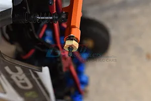 GPM 3mm Thick Brass SCX24 Hex Adapters 4Pcs w/ Hardware image 49195