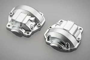 HSP Silver Aluminium Portal Axle Cover