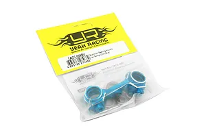 Yeah Racing Tamiya CC-01 Blue Aluminium Steering Hubs 2Pcs w/ Bearings image 49285