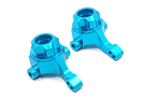 Yeah Racing Tamiya TT02B Blue Aluminium Steering Hubs 2Pcs image 49299