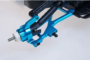 Yeah Racing Tamiya TT-02B Blue Aluminium Rear Hubs 2Pcs image 49306