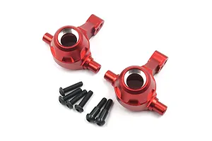 Yeah Racing Tamiya TT-01 Red Aluminium C-Hubs 2Pcs w/ Hardware
