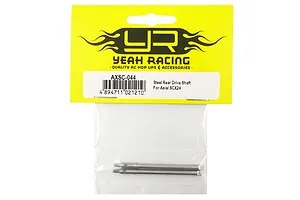 Yeah Racing Silver Steel SCX24 Rear Drive Shafts 2Pcs image 49830