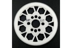 Yeah Racing Delrin Competition Drift 117T 64dp/0.4Mod Spur Gear image 49837