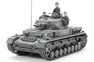 Tamiya 1/35 German Panzerkampfwagen IV Ausf.F Tank Scaled Plastic Model Kit image 49929