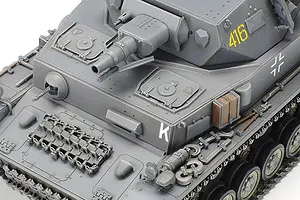 Tamiya 1/35 German Panzerkampfwagen IV Ausf.F Tank Scaled Plastic Model Kit image 49932