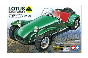 Tamiya 1/24 Lotus Super 7 Series II Scaled Plastic Model Kit image 49939
