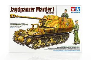 Tamiya 1/35 Jagdpanzer Marder I (Sd.Kfz.135) German Tank Destroyer Scaled Plastic Model Kit image 49960
