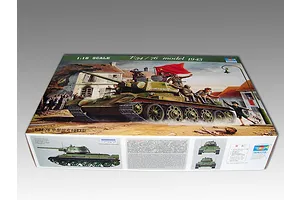 Trumpeter 1/16 1943 T-34-76 Medium Tank Scaled Plastic Model Kit image 49967