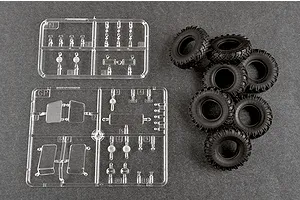 Trumpeter 1/35 Russian URAL-4320 Military Truck Scaled Plastic Model Kit image 50115