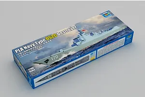 Trumpeter 1/700 Chinese Navy Type 052C Guided Missile Destroyer Scaled Plastic Model Kit image 50131