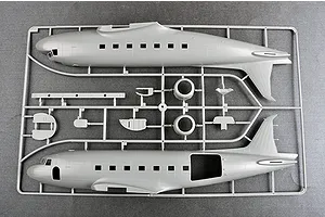 Trumpeter 1/48 CNAC N41CQ Douglas DC-3 Transport Plane Scaled Plastic Model Kit image 50148