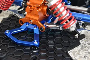 GPM Blue Aluminium XO-1 Front Gear Box Case w/ Hardware image 50217