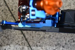 GPM Blue Aluminium XO-1 Front Gear Box Case w/ Hardware image 50218