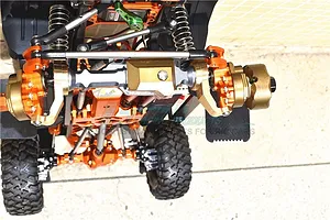 GPM Brass TRX-4 Left & Right Portal Drive Caster Blocks image 50225