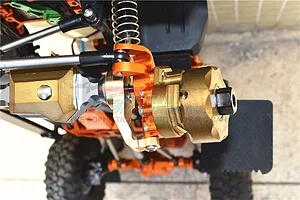 GPM Brass TRX-4 Left & Right Portal Drive Caster Blocks image 50227