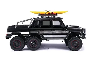 GPM Black Metal 1/10 160x155mm Roof Luggage Rack w/o Handle image 50249