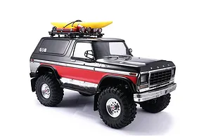 GPM Black Metal 1/10 160x155mm Roof Luggage Rack w/o Handle image 50250