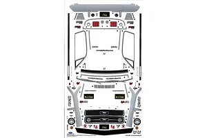 HPI 1/10 1966 Ford Mustang GT Body Unpainted Body Shell image 5042