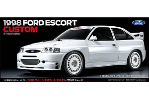 Tamiya TT-02 Ford Escort Custom 1998 RC On Road Car Electric 4WD 1/10 Scale Kit image 50461