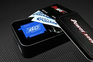 Power HD Blue Aluminium Standard Coreless 40kg 8.4v Steel Geared Waterproof Servo image 50516