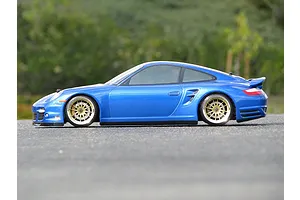 HPI 1/10 Porsche 911 Turbo 997 Unpainted Body Shell image 5064
