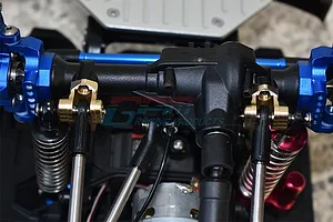 GPM Brass TRX-4 Front & Rear Suspension Link Axle Mount Set image 50639