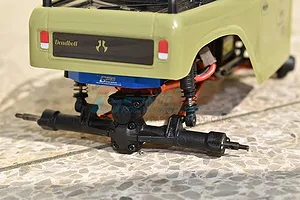 GPM Blue Aluminium SCX24 Rear Bumper & Body Shell Mount w/ Hardware image 50665