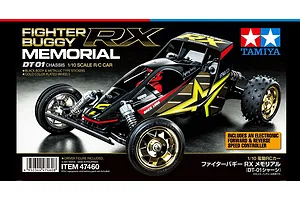 Tamiya DT-01 Fighter Buggy RX Memorial RC Buggy Electric 2WD 1/10 Scale Kit image 50825