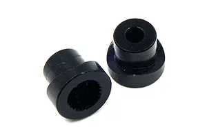 Yeah Racing Black Aluminium 25T Servo Saver Inserts for Micro Servos 2Pcs image 51051